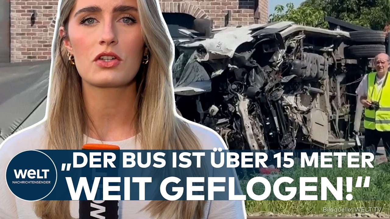 VIDEO ZEIGT TODES-CRASH AM BAHNÜBERGANG: „Ampel rot, Schranken unten“ – Warum fuhr der Bus weiter?