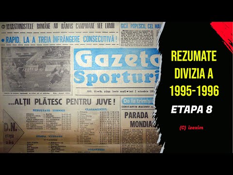 Divizia A | 1995 - 1996 | Rezumatele etapei 8