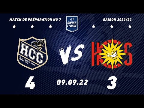 09.09.2022 HC La Chaux-de-Fonds - HC Sierre (4-3)