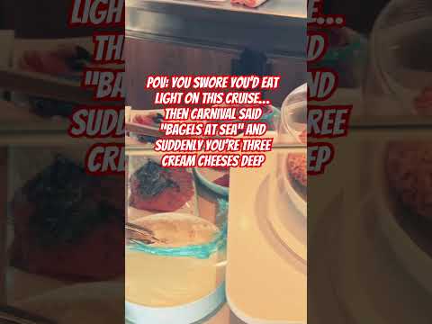Thumbnail for 🛳️ Bagels at Sea?! Carnival’s newest breakfast obsession has arrived 🥯#CarnivalCruise #BagelsAtSea