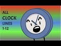 Every Time Clock Spoke In BFB 1 12