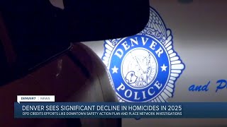 Denver police announce decline in homicides