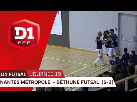 J19 :  Nantes Metropole Futsal - Bethune Futsal (5-2)