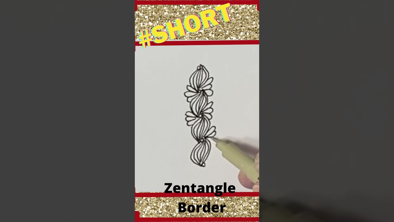 #Short Easy Step by Step Zentangle Holiday Doodles for  Peppermint Candy Art. Easy and fun Doodle.