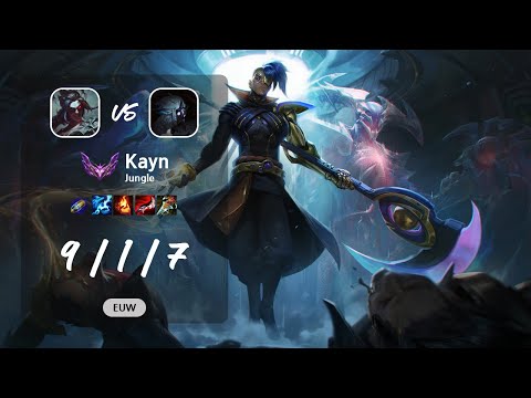 Kayn Jungle vs Kindred - EUW Master Patch 13.11