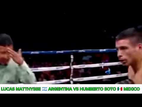 Lucas MaTTHYSSE 🇦🇷 ARGENTINA VS HUMBERTO SOTO KARASS 🇲🇽 MEXICO , knockout