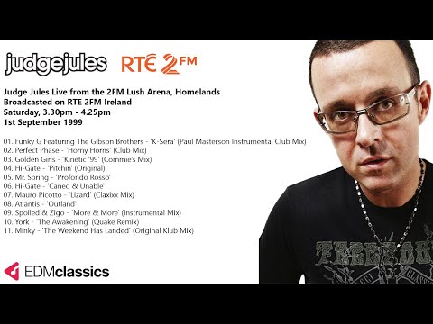 Judge Jules - Live from the 2FM Lush Arena, Homelands, Ireland - 25 Sep 1999