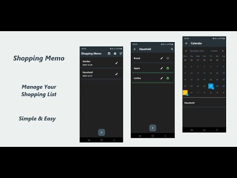Shopping Memo - Easy & Fast