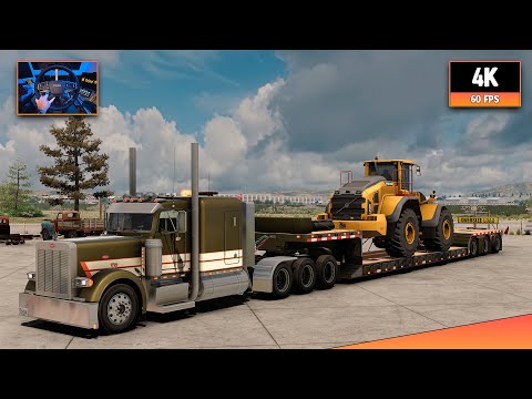 Peterbilt 379 + CAT C15 6NZ | Idaho Falls - Helena | ATS 1.57 4K Gameplay + Wheel Cam