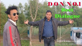Don No.1 Best Dialogue | South Indian Hindi Dubbed Best Dialogue | Suvo studio Team Presents