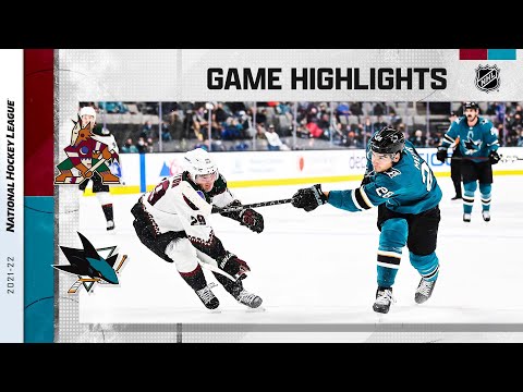 Coyotes @ Sharks 12/28/21 | NHL Highlights