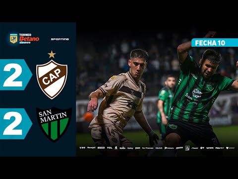 PLATENSE 2 - 2 SAN MARTÍN (SJ) | Resumen del partido | #TorneoBetano Clausura 2025
