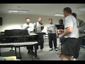 TOTO AFRICA ACAPELLA REHEARSAL USAREUR CHORUS MENS GROUP .mov