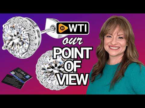 adoyi Moissanite Diamond Stud Earrings for Women 925 Sterling Silver Post 18K White Gold Plated Earring Hypoallergenic Dainty Flat Back Stud Earrings Jewelry for Women D Color VVS1 Clarity 1. - WTI product video review