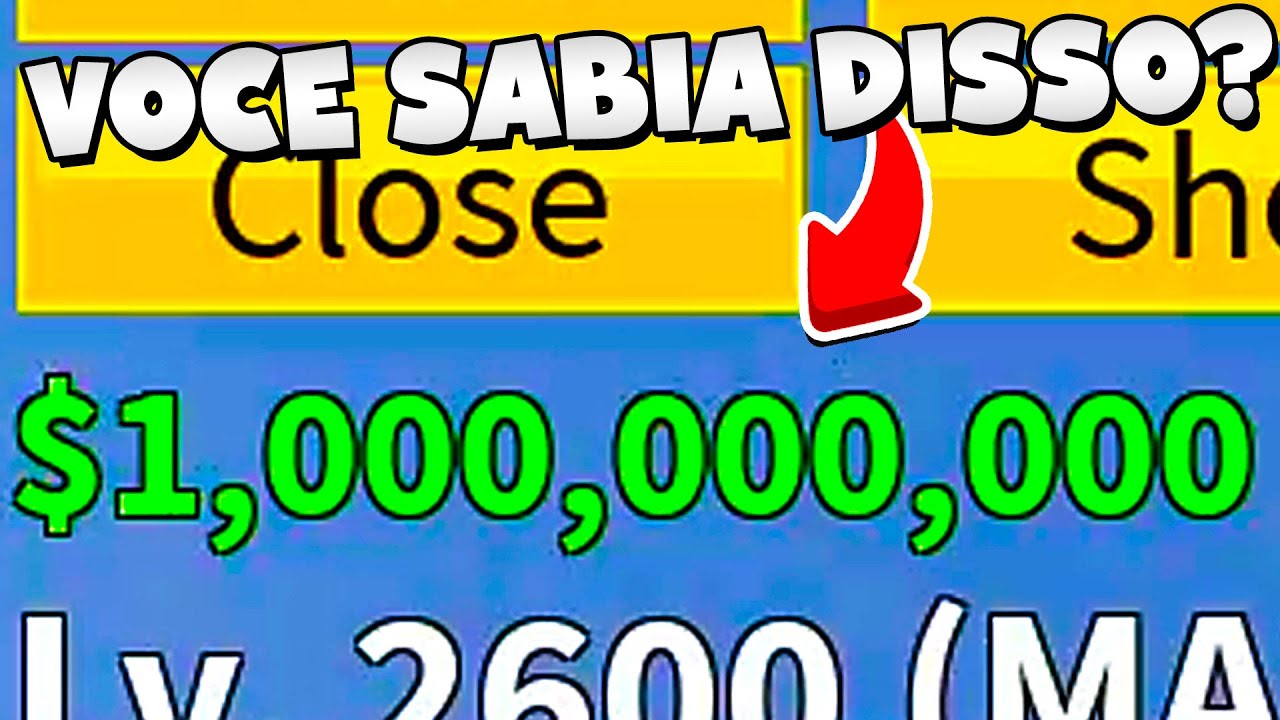 O QUE ACONTECE QUANDO CHEGA A 1 BILHÃO DE MONEY NO BLOX FRUITS