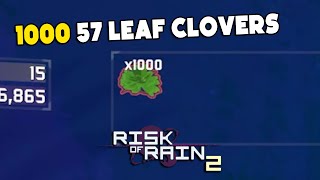 Risk of Rain 2 but I gave myself 1000 57 Leaf Clovers