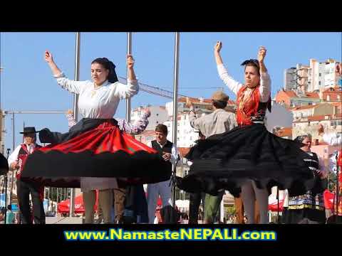 Traditional Cultural dance from Mihno Region in Lisbon, Portugal