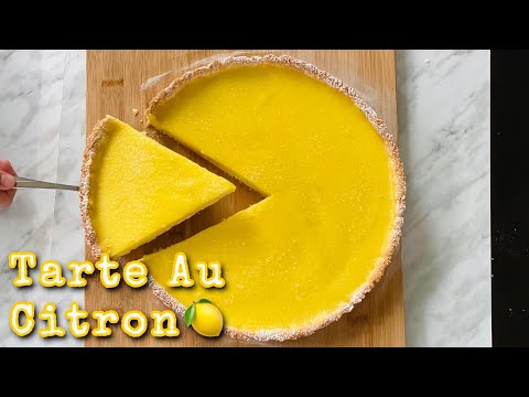 TARTE AU CITRON SUPER FACILE ET RAPIDE🍋