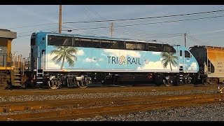 preview picture of video 'Tri-Rail BL36PH Delivery on CSX through Cincinnati'