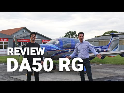 Diamond DA50 RG First Flight Review with Diamond Test Pilot