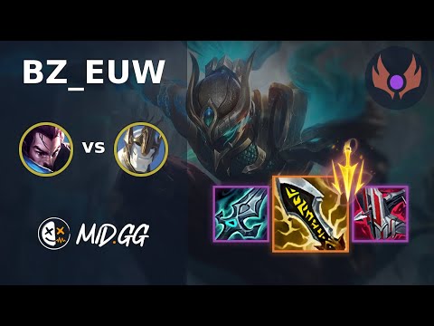 MID.GG: [ BZ_EUW ] Yasuo MID vs Galio | EUW MASTER | LOL Season 2025