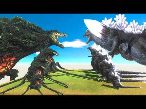 King Of Monster Battle Space Godzilla vs Biollante - ARBS