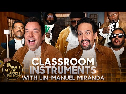 Lin-Manuel Miranda, Jimmy Fallon and The Roots Perform a Hamilton Medley (Classroom Instruments)