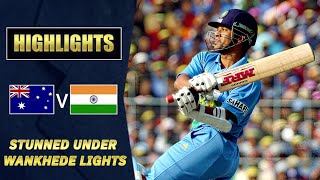 Download lagu Australia Stunned India Under The Wankhede Lights | Tendulkar, Dravid Add Stability At India 78/8 mp3