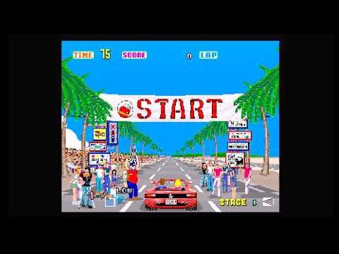 Sega Ages: Outrun (Saturn) through the RetroTINK 5x at 60FPS