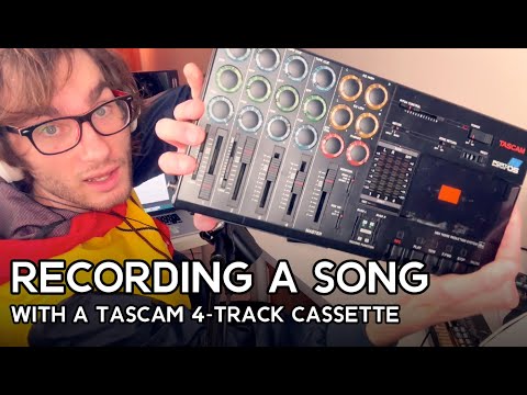 Recording a Song with a 4-Track Cassette Recorder