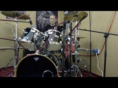 Extreme Double Bass Stamina Drumming at 225 BPM for 20 min. with and without trigger!