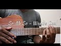 So Mi So - Wande Coal | Guitar Tutorial | Easy Guitar Song