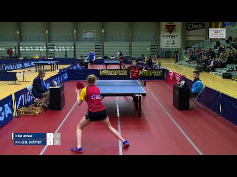 Finale jenter U23 NM 2018 - bordtennis