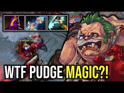 CANCER BUILD..!! Crazy New Meta Pudge Magic Build 7.22f | Dota 2