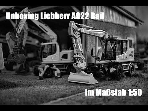 Modellunboxing Liebherr A922 Rail