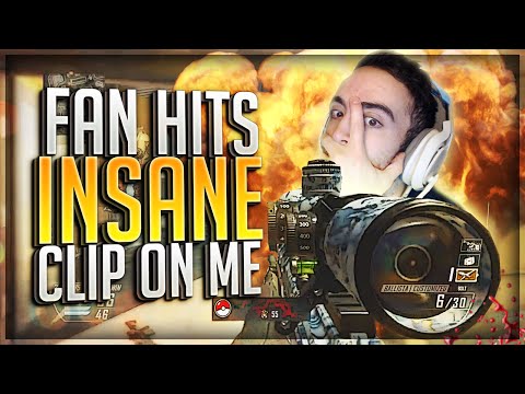 FAN HITS THE MOST INSANE CLIP ON ME!! (BO2 Clips & Funny Moments)