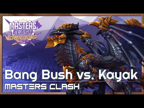 Bang Bush vs. Kayak - Masters Clash Q2 - Heroes of the Storm 2022
