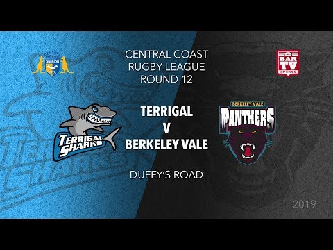 2019 Central Coast RL - Round 12 - Terrigal v Berkeley Vale