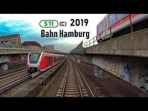 Führerstandsmitfahrt BR474 S-Bahn Hamburg S11 Altona - Poppenbüttel [03/2019]