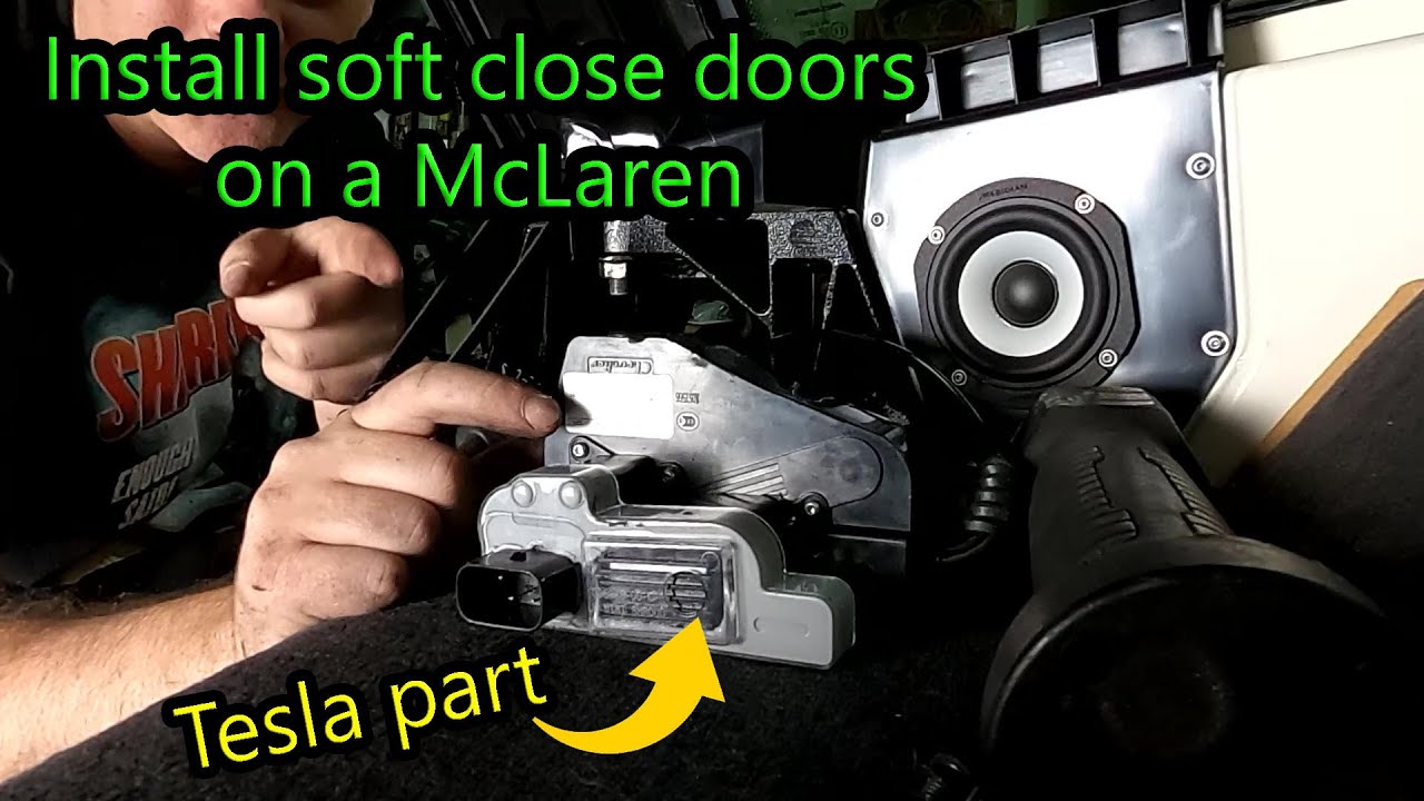 How I installed soft close doors on my McLaren (using Tesla parts) thumnail