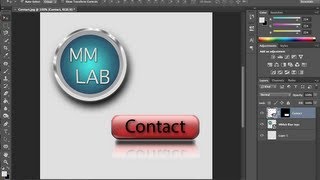 How to create Website Buttons - Photoshop CS6