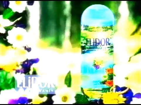 Elidor Çiçek Özlü Şampuan "Black & White" 20s - Türkiye, 2000