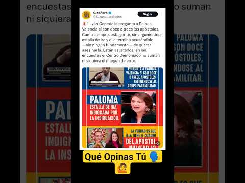Paloma Valencia Uribista Iván Cepeda Y Los 12 Apóstoles Yarumal Antioquia Santiago Uribe Velez