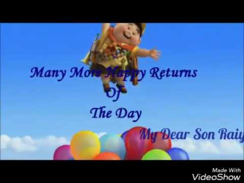 my raiyan first birthday