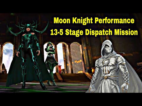Moon Knight T4 Solo Win Dispatch Mission 13-5 Stage 2023 - Marvel Future Fight