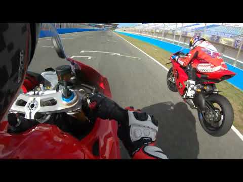 Riding Ducati Panigale V4 Superbikes With Jorge Martin!