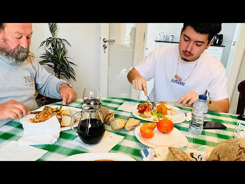 Almoço Completo com Receitas Espadarto  no Forno Pão de Milho Inhame …Uma Mesa Portuguesa Con…….