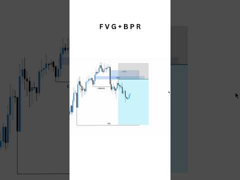 FVG + BPR ✅ smart money concepts #forex #intraday #forextrading #shorts #ict #trading