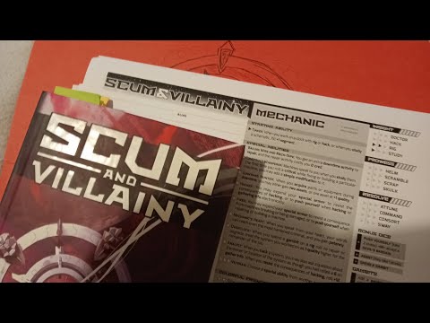Who are you? Character playbooks in Scum and Villainy.