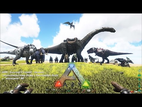 8. ARK: Survival Evolved - Начало строительства дома и беспредел дило и "гопников"